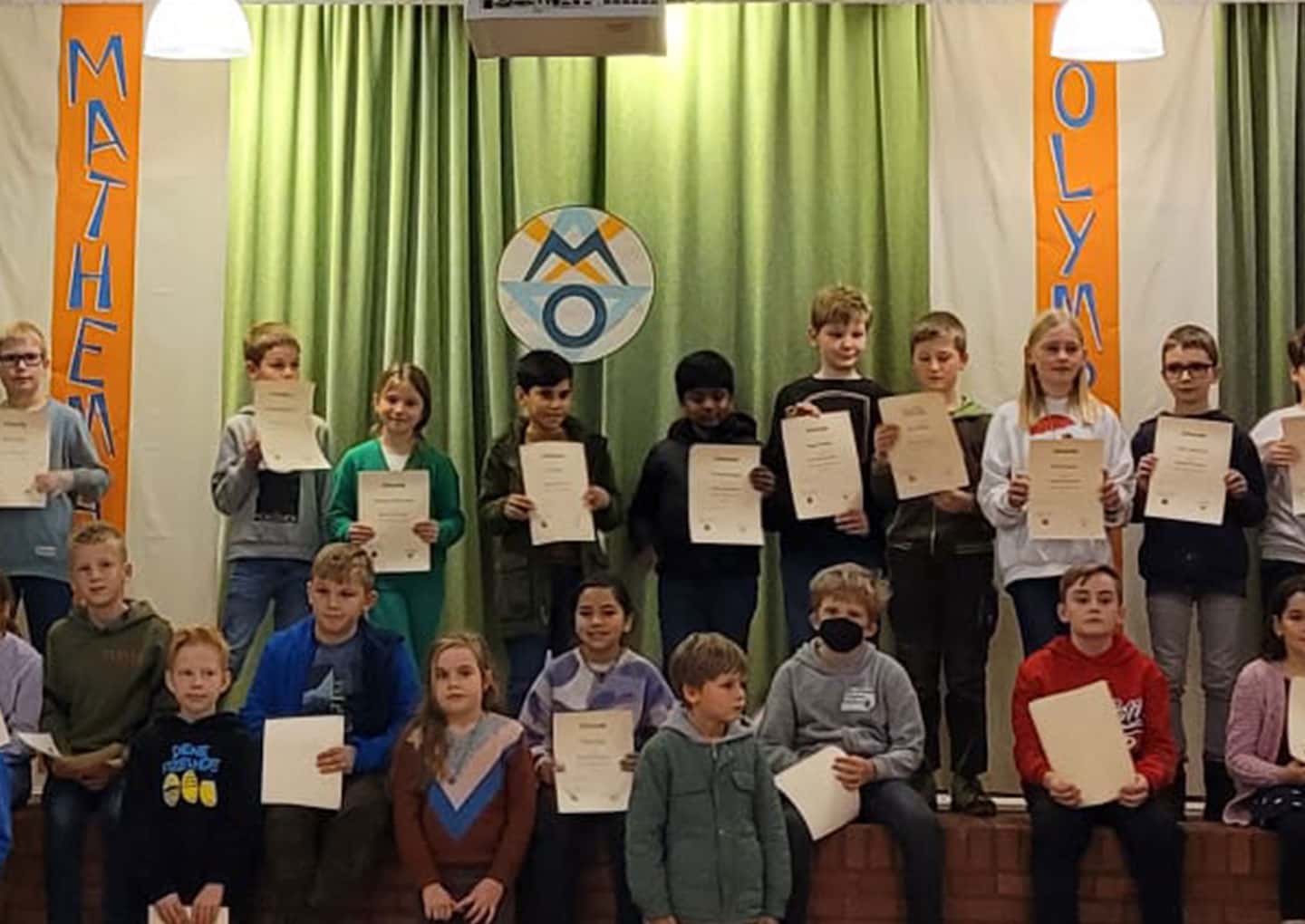 Die Teilnehmer der Matheolymiade