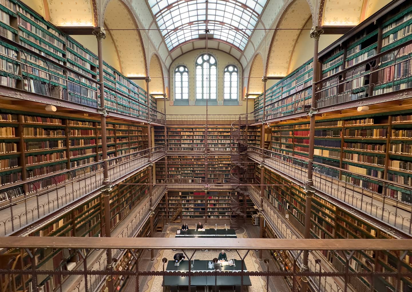 Bibliothek im Rijksmuseum Amsterdam