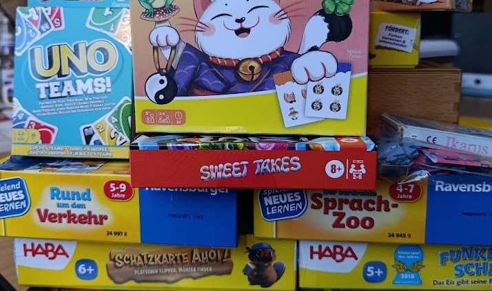 Spiele als Gewinn von der Sternenkinder-Stiftung